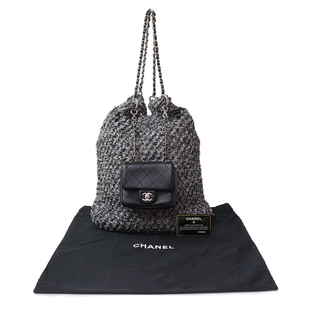 CHANEL - シャネル 編み バケット トートバッグ メッシュニット ネット ...