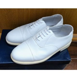 白色  革靴  短靴  XEBEC  29cm(ドレス/ビジネス)