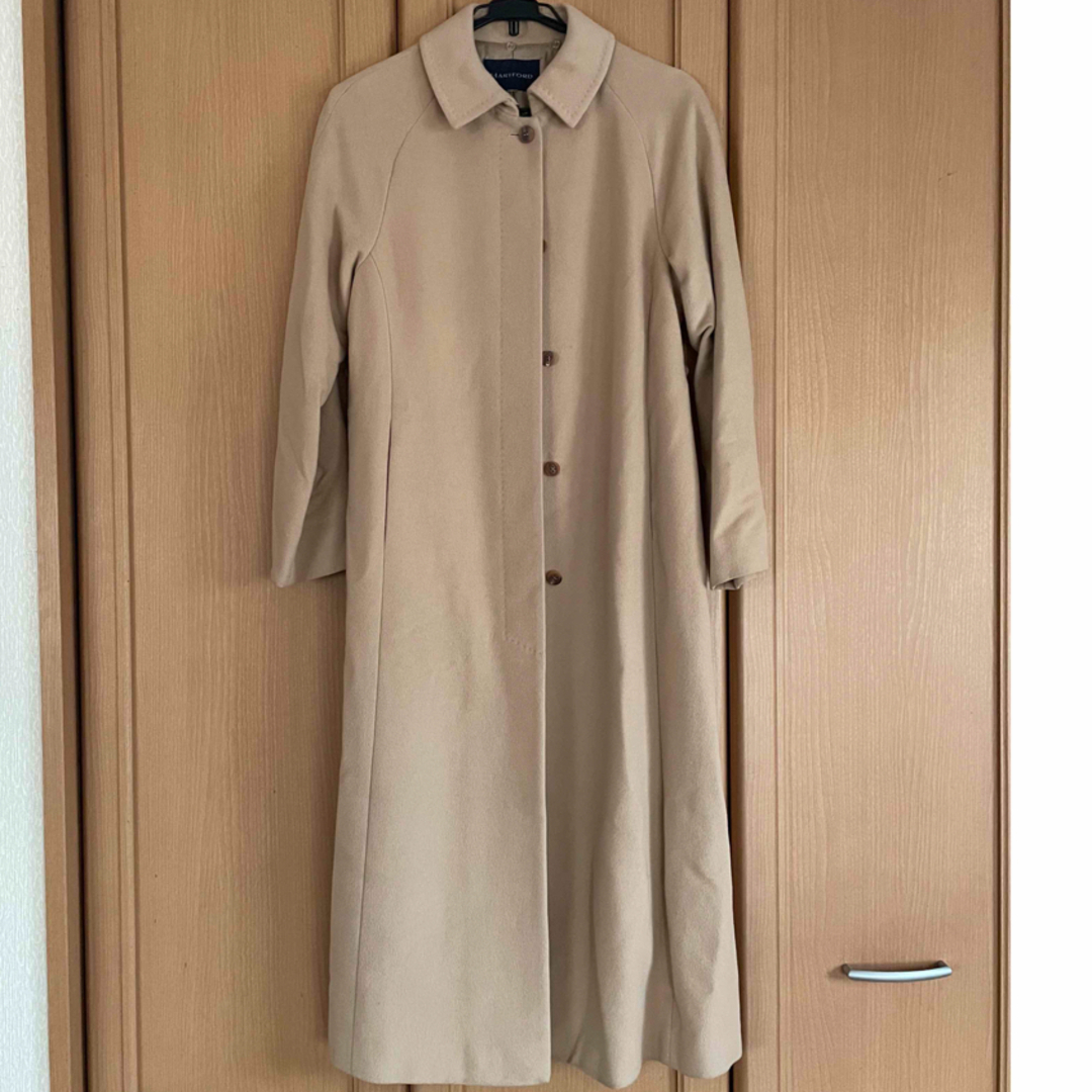 カシミア　コート レディースのジャケット/アウター(ロングコート)の商品写真