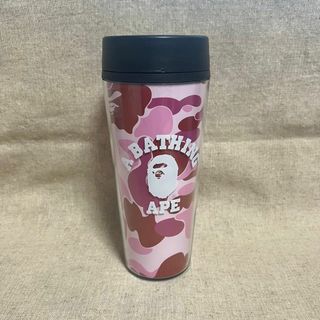 アベイシングエイプ(A BATHING APE)のBape tumbler ABC COLLEGE 迷彩 タンブラー ピンク(容器)