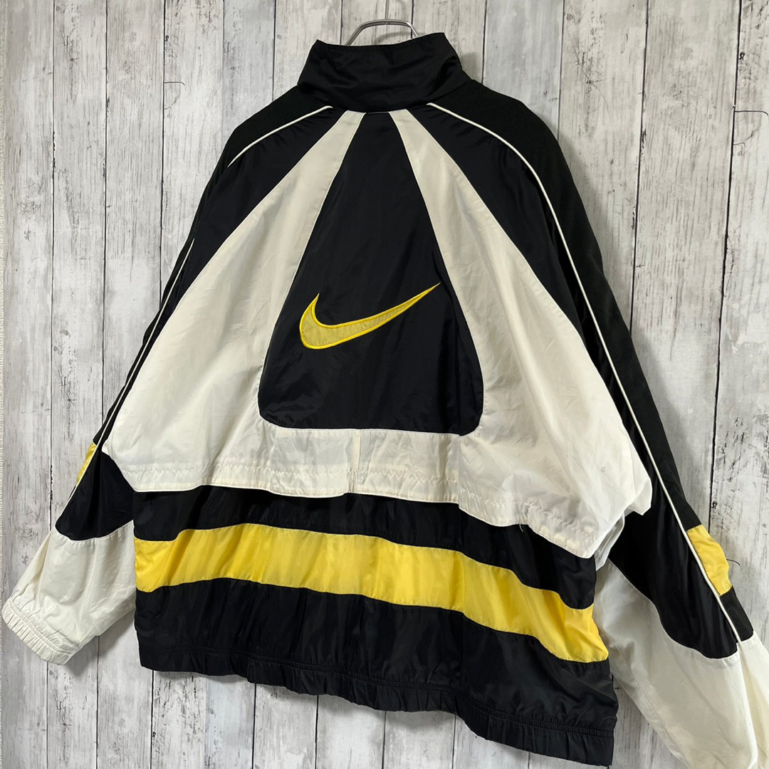 NIKE - NIKE ナイキ ナイロンジャケット XL バックロゴ 刺繍ロゴ