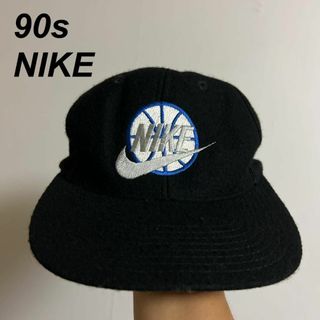 ナイキ(NIKE)の【希少】90s NIKE ビンテージ ウール スナップバック キャップ(キャップ)