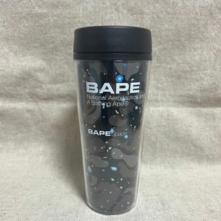 アベイシングエイプ(A BATHING APE)のBape tumbler space 迷彩 タンブラー ブラック(容器)