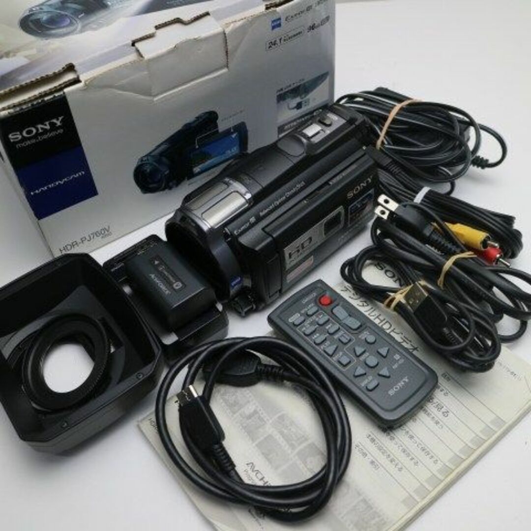 【元箱あり】ソニー SONY HANDYCAM HDR-PJ760V ブラック