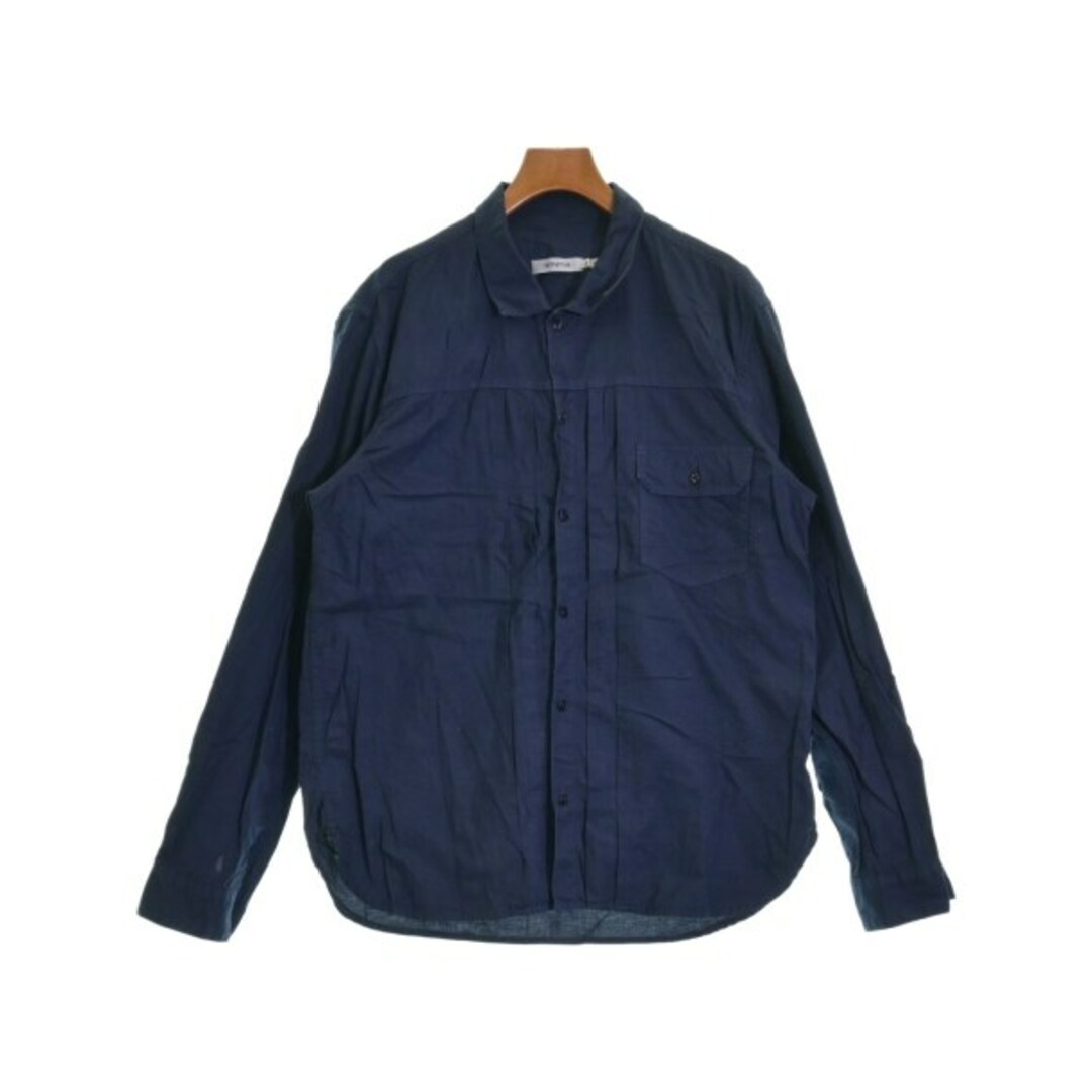 nonnative(ノンネイティブ)のnonnative ノンネイティヴ カジュアルシャツ 4(XL位) 紺 【古着】【中古】 メンズのトップス(シャツ)の商品写真