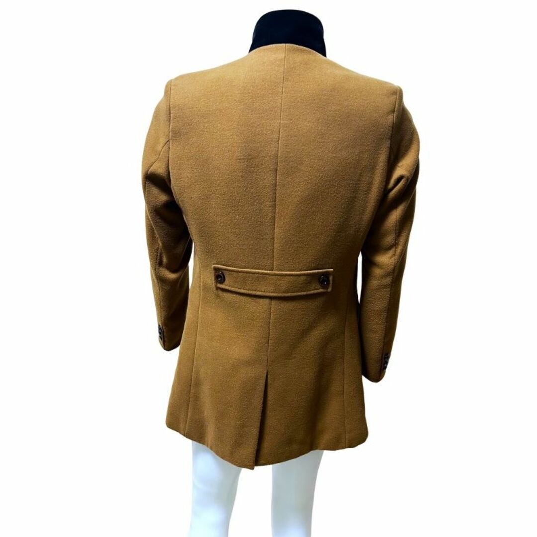 ビジネスコート メンズ ステンカラーコート　アウター メンズコート 立て襟 メンズのジャケット/アウター(チェスターコート)の商品写真