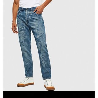 ディーゼル(DIESEL)のDiesel Vider-SP4 Jeans 新品未使用 特殊プリント(デニム/ジーンズ)