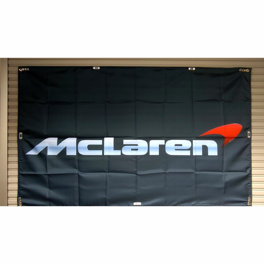 マクラーレン　フラッグ　P56 　アメリカン雑貨　McLaren　旗 自動車/バイクの自動車(車外アクセサリ)の商品写真