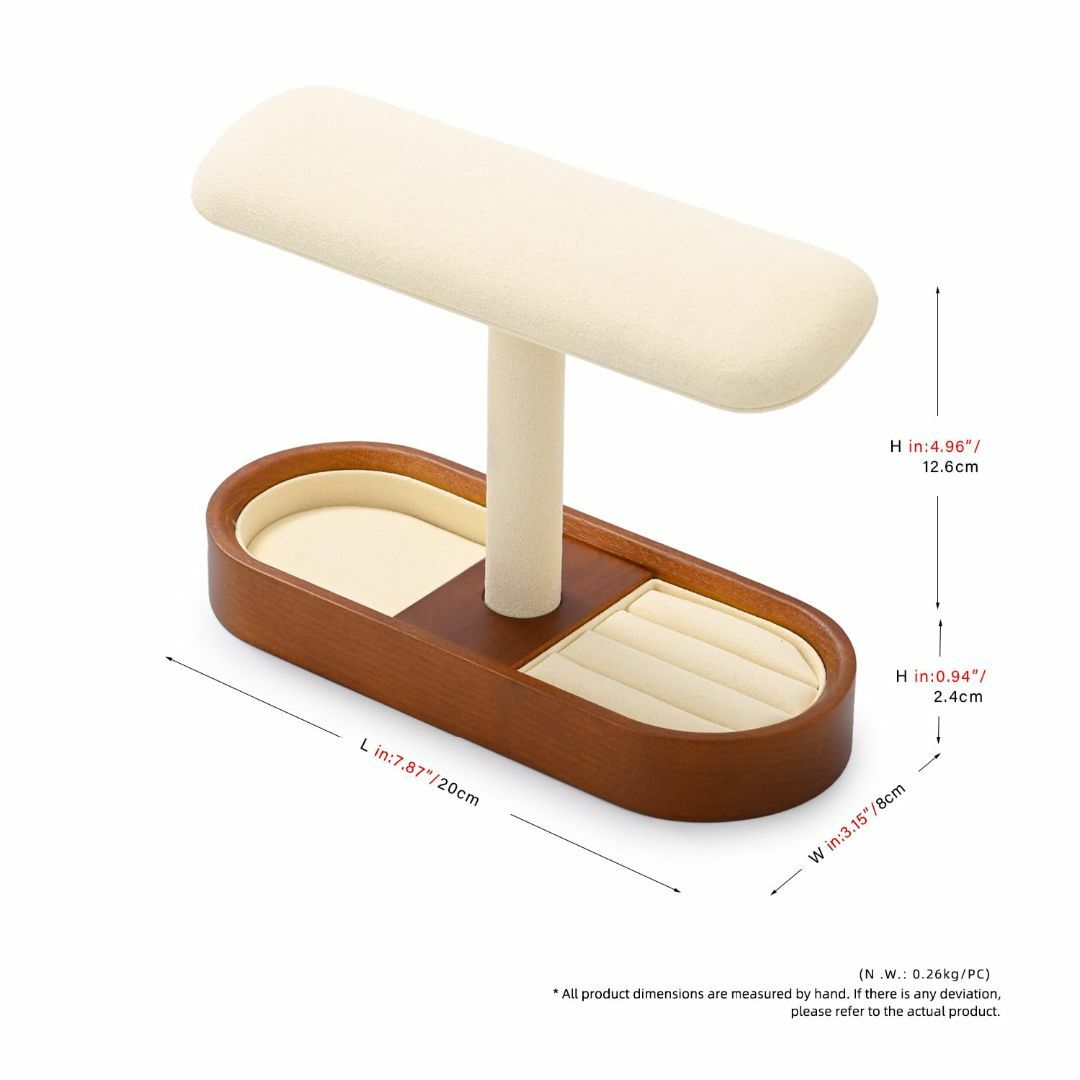 Woodten時計スタンド ジュエリースタンド 木製腕時計スタンド アクセサリー インテリア/住まい/日用品の収納家具(ドレッサー/鏡台)の商品写真