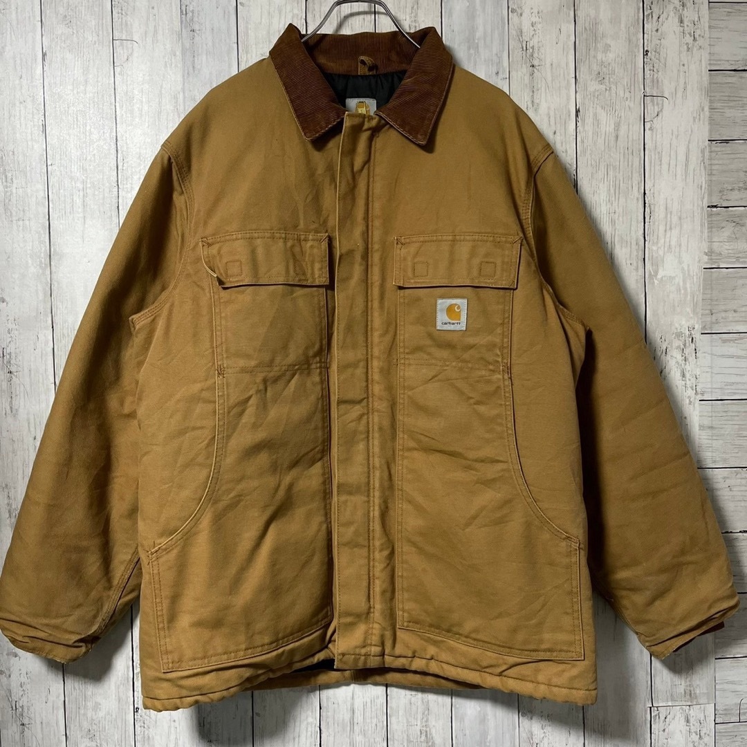 carhartt - carhartt カーハート ダックジャケット L 刺繍ロゴ 企業