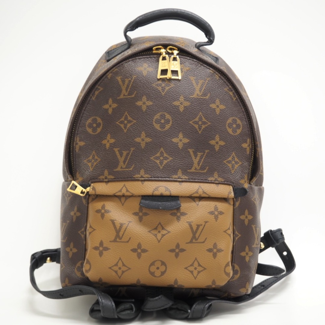 ルイヴィトン LOUIS VUITTON リュック・デイパック
 モノグラムリバース パームスプリングス バックパックPM M43116 ブラウン^^