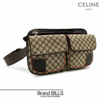 【美品】セリーヌ　CELINE マカダム  ウエストポーチ　ショルダーバッグ