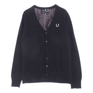 ラフシモンズ(RAF SIMONS)のRAF SIMONS ラフシモンズ カーディガン SK2011 × FRED PERRY フレッドペリー カーディガン ブラック系 S【中古】(カーディガン)