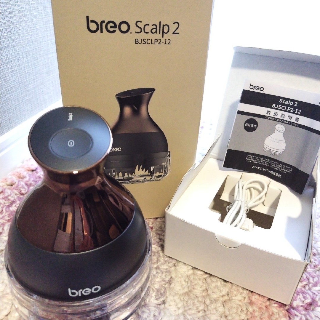 breo(ブレオ)の【新品未使用品】breo Scalp2 ヘッドマッサージャー スマホ/家電/カメラの美容/健康(マッサージ機)の商品写真