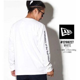 ニューエラー(NEW ERA)のニューエラ　ロングTシャツ　ホワイト　Mサイズ(Tシャツ/カットソー(七分/長袖))