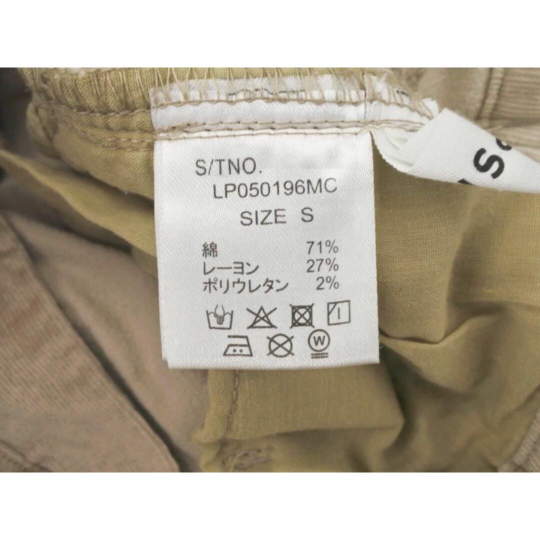 LEPSIM(レプシィム)のLEPSIM レプシィムローリーズファーム コーデュロイ カットオフ テーパード パンツ sizeS/ベージュ ◇■ レディース レディースのパンツ(その他)の商品写真