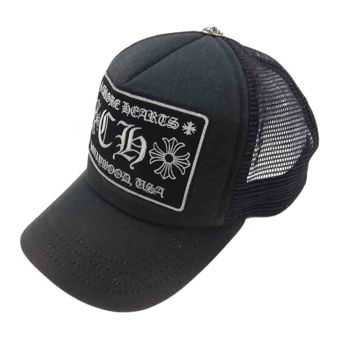 約7cm詳細備考CHROME HEARTS クロムハーツ（原本無） キャップ TRUCKER CAP トラッカー メッシュ キャップ ブラック系 ワンサイズ