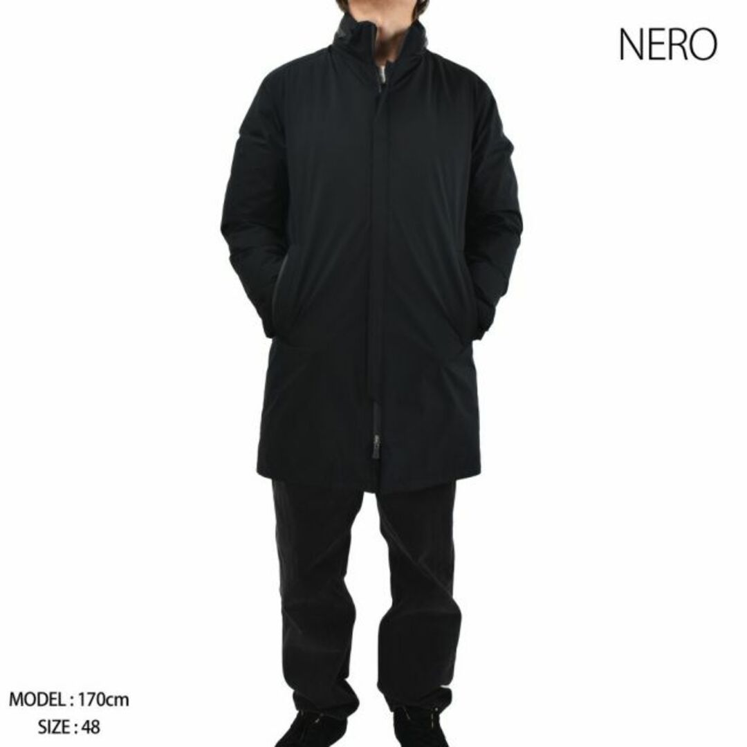 【BLU SCURO】ヘルノ HERNO ラミナー ダウンコート メンズ ゴアテックス フーデッド コート ダウンジャケット ブラック ネイビー  HERNO GORETEX LAMINAR【送料無料】