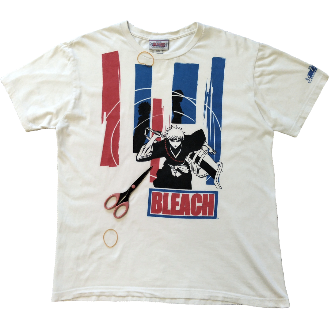 古着　00s　ブリーチ　Tシャツ　Lサイズ　アニメTシャツ　bleach *