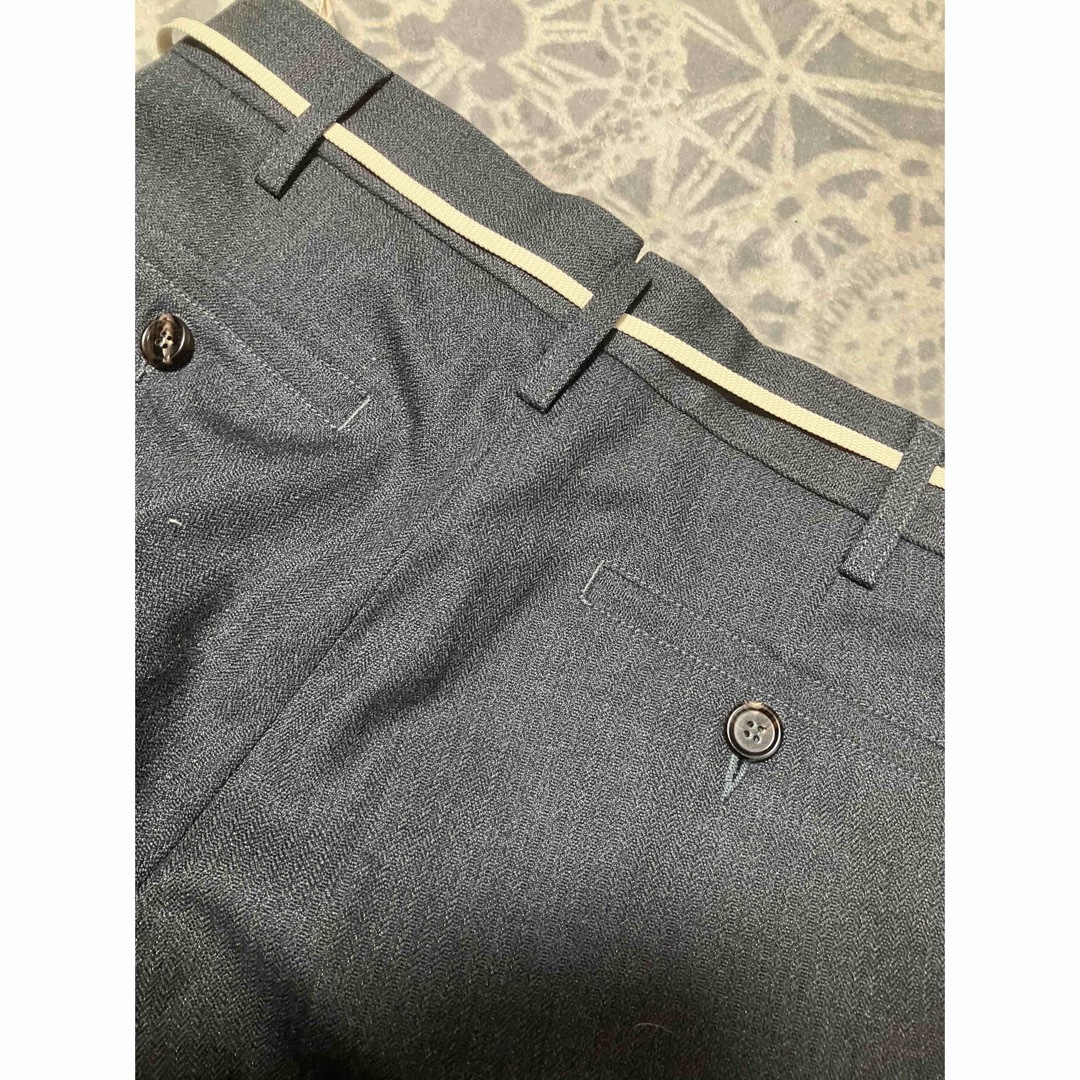 20AW MARNI マルニ センタープレス ダークグレー ストレートパンツ