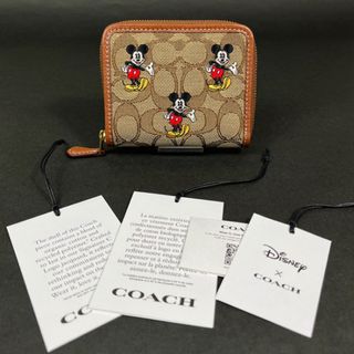 コーチ(COACH)のCOACH ディズニー コラボ ミッキー マウス 二つ折り財布 レディース 新品(財布)