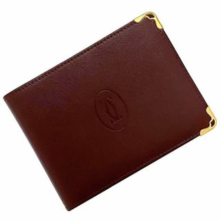 Cartier - カルティエ 二つ折り 財布 ボルドー マスト 美品の通販 by ...