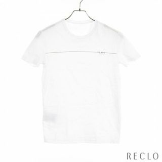 プラダ(PRADA)の Tシャツ クルーネック ロゴプリント コットン ホワイト(Tシャツ(半袖/袖なし))