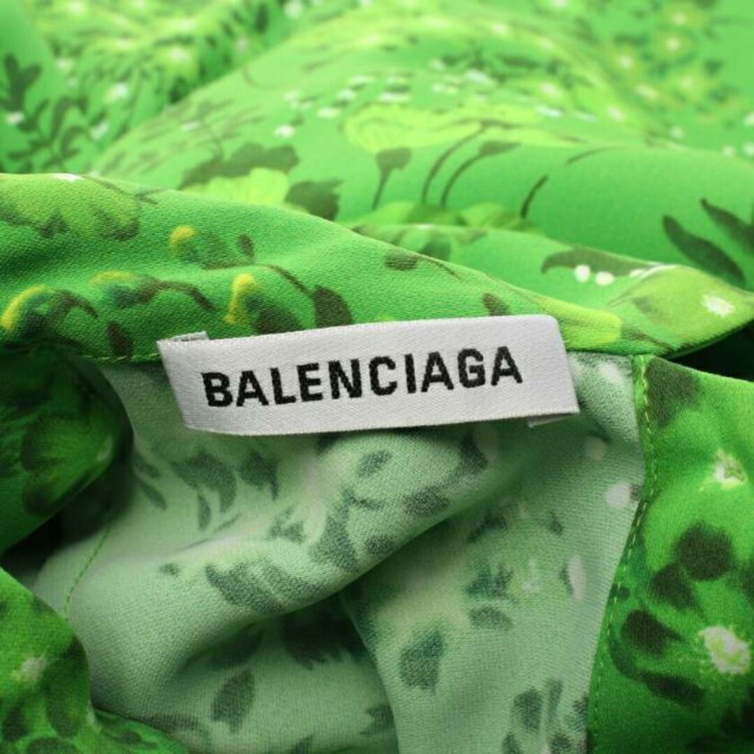 Balenciaga(バレンシアガ)の変形 ブラウス 花柄 イエローグリーン マルチカラー レディースのトップス(シャツ/ブラウス(長袖/七分))の商品写真