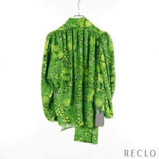 バレンシアガ(Balenciaga)の変形 ブラウス 花柄 イエローグリーン マルチカラー(シャツ/ブラウス(長袖/七分))