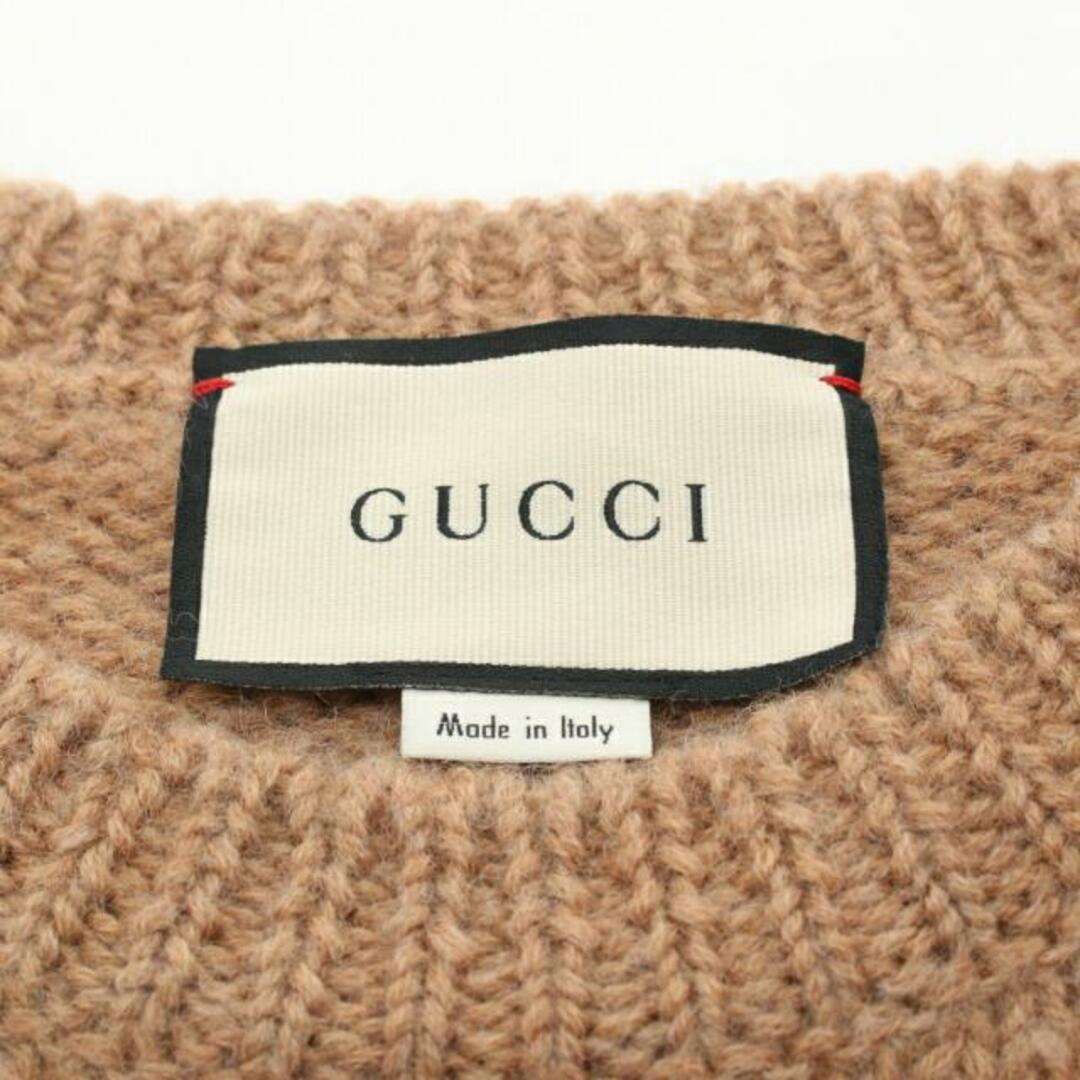 Gucci(グッチ)のGGロゴ ニット ウール ライトブラウン メンズのトップス(ニット/セーター)の商品写真