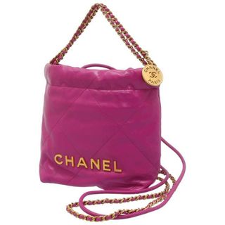 【CHANEL】シャネル マトラッセ25 ハートチェーンハンドバッグ ピンクパープル ラムスキン バレンタイン限定/kt08053ik