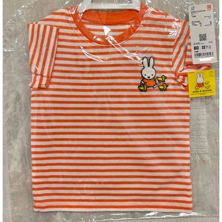 ユニクロ(UNIQLO)の【新品・未使用】UNIQLO ユニクロ　ベビー　Tシャツ　ミッフィー　ボーダー(Ｔシャツ)