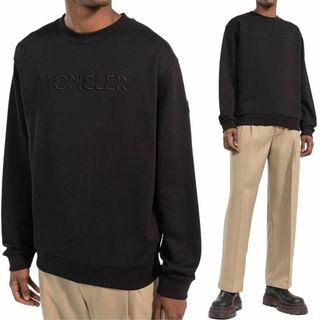 モンクレール(MONCLER)の送料無料 57 MONCLER モンクレール 8G00010 809KR ブラック トレーナー スウェット size XXL(スウェット)