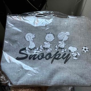 スヌーピー(SNOOPY)のスヌーピー麻風ランチバッグ(キャラクターグッズ)