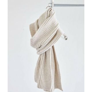 トゥデイフル(TODAYFUL)の【美品】定価￥17600 TODAYFUL Wool Rib Stoleマフラー(マフラー/ショール)