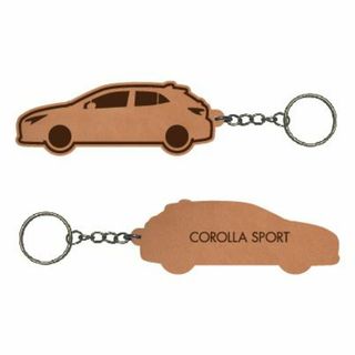 トヨタ(トヨタ)の【本革】トヨタ カローラスポーツ【210系】レザーキーホルダー(その他)