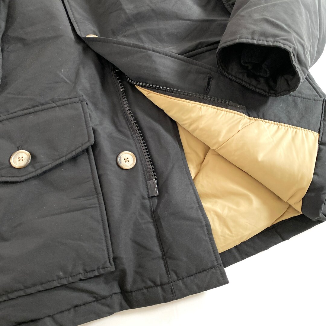 WOOLRICH(ウールリッチ)の69k21 WOOLRICH ウールリッチ JOHN RICH ＆ BROS ダウンジャケット XS ブラック アウター ARCTIC PARKA メンズのジャケット/アウター(ダウンジャケット)の商品写真