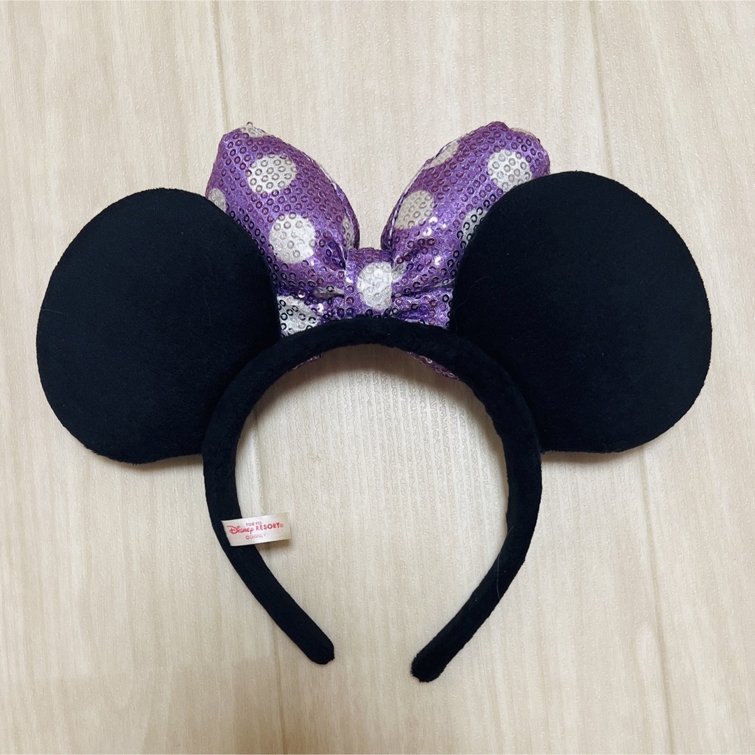 Disney(ディズニー)のDisney ディズニー カチューシャ ミニー レディースのヘアアクセサリー(カチューシャ)の商品写真