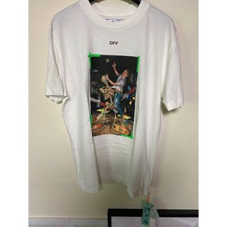 オフホワイト(OFF-WHITE)のoff-white Tシャツ　Lサイズ(Tシャツ/カットソー(半袖/袖なし))