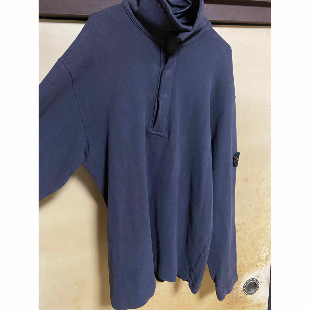 STONE ISLAND - STONE ISLAND 98aw 墨黒 ハーフジップスウェット STONE ISLAND - STONE ISLAND 98aw 墨黒 ハーフジップスウェット