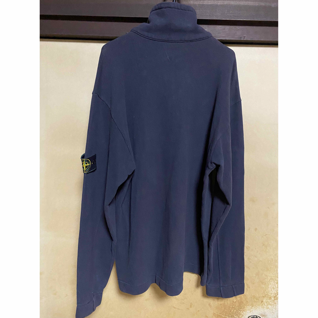 STONE ISLAND - STONE ISLAND 98aw 墨黒 ハーフジップスウェット STONE ISLAND - STONE ISLAND 98aw 墨黒 ハーフジップスウェット
