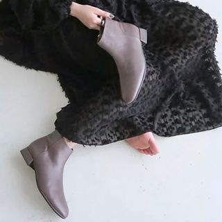 BEAUTY&YOUTH UNITED ARROWS - Arrum レザーポインテッドトゥ ショート
