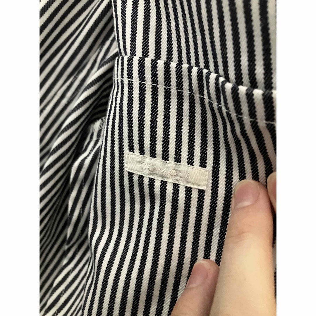 COMOLI(コモリ)のCOMOLI コモリ　ストライプワーク　テーラードジャケット メンズのトップス(シャツ)の商品写真