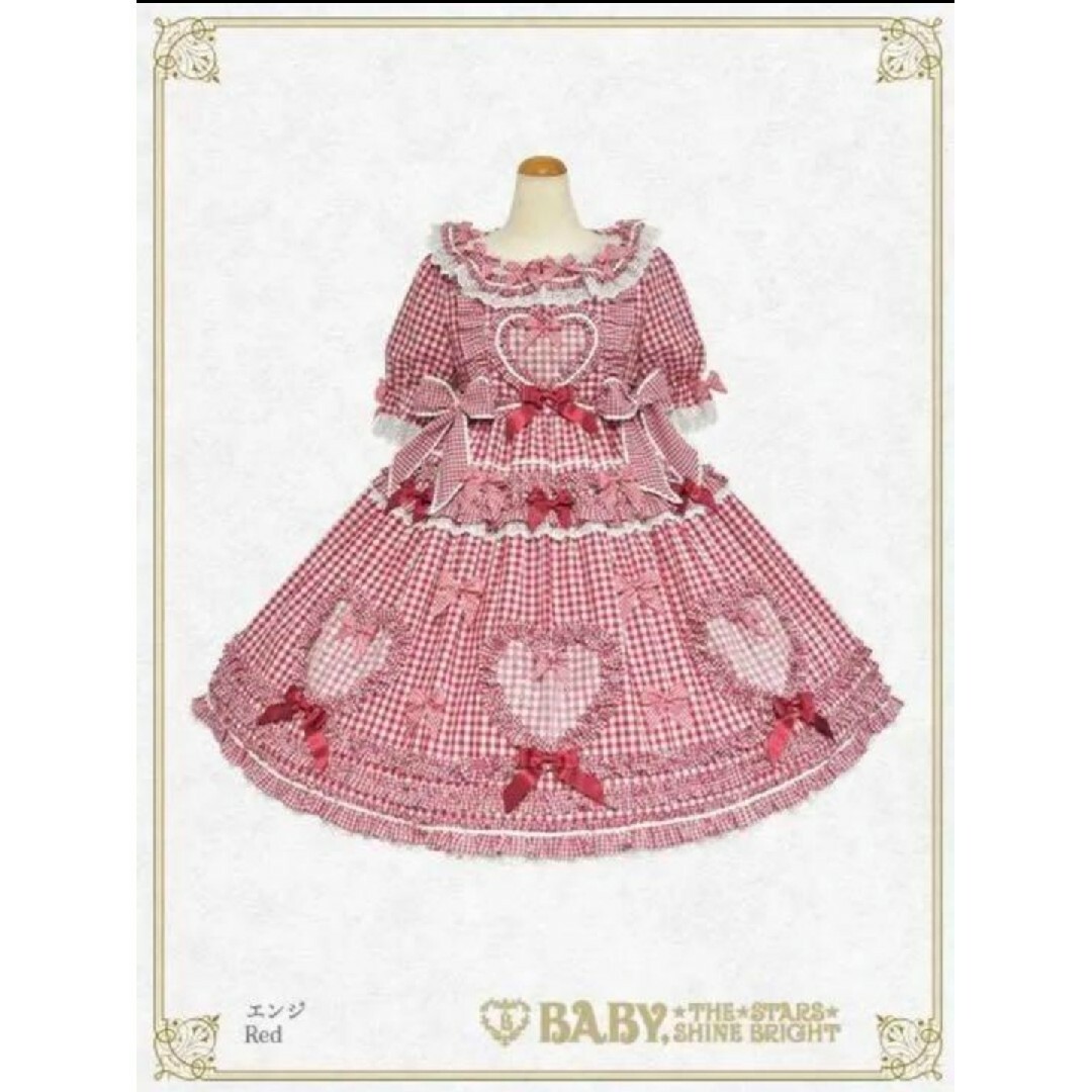 Sweet Gingham Dollワンピース　ボンネット