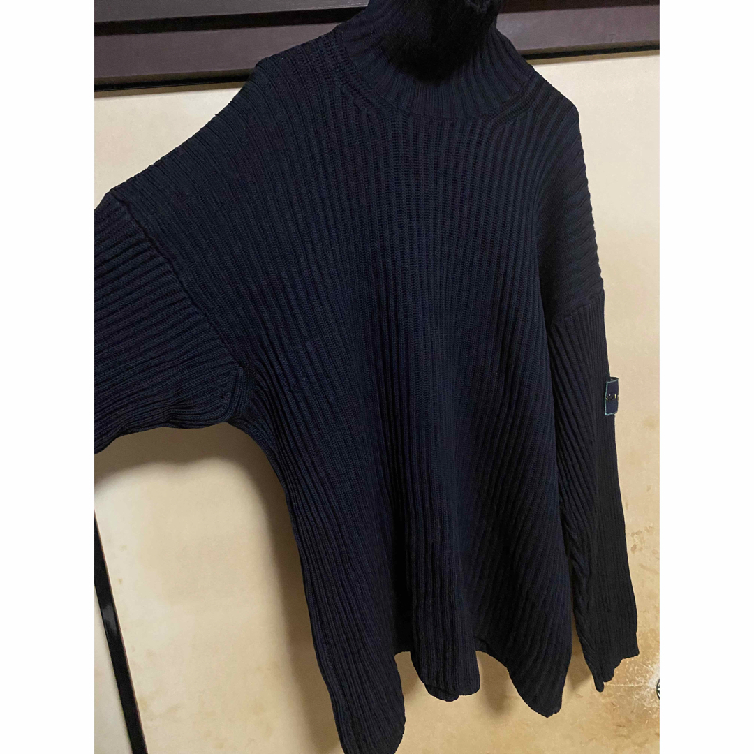96AW Stone Island Cotton Knit Sweater