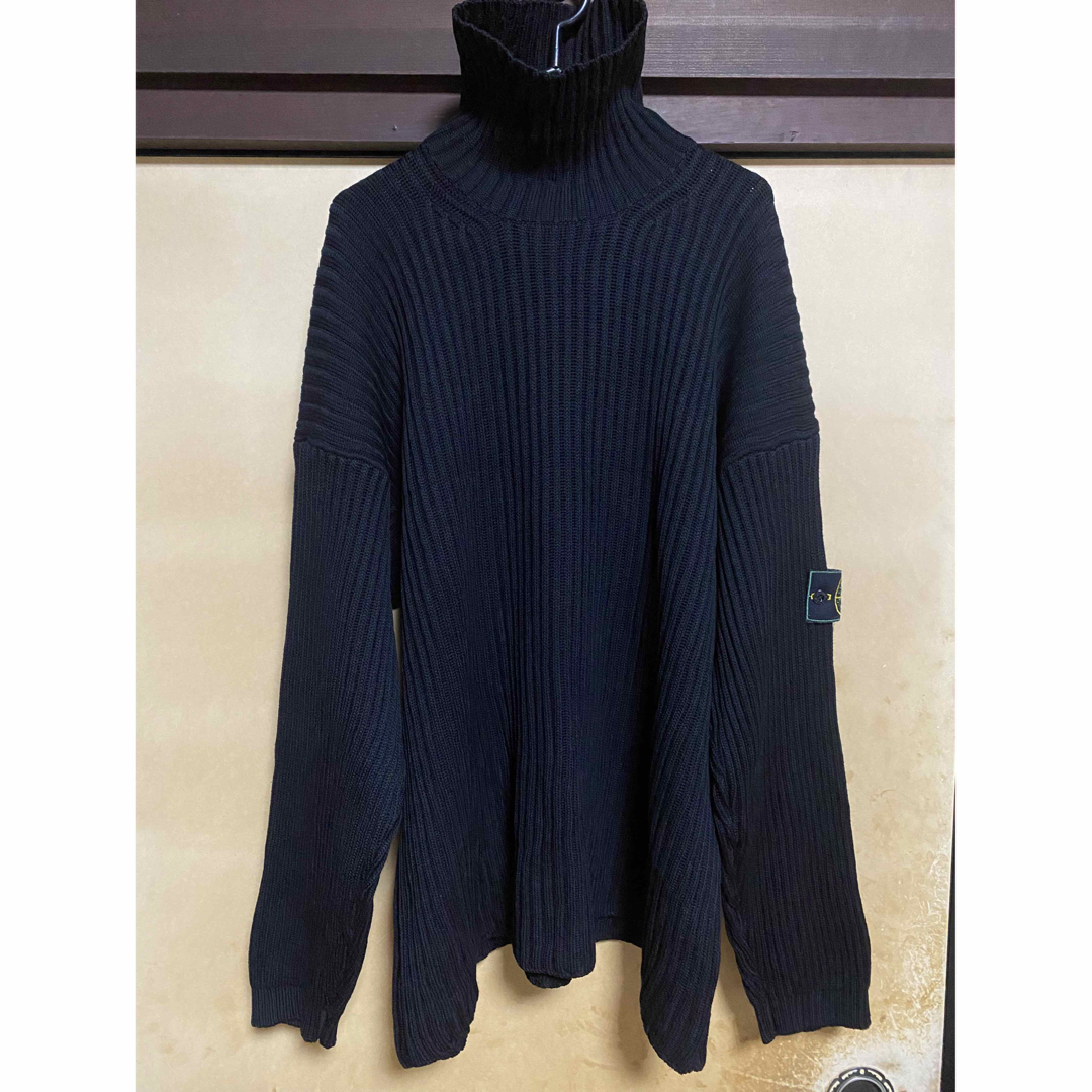 96AW Stone Island Cotton Knit Sweater