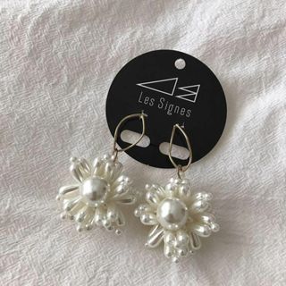 パールピアス　ラティス　LES signes lattice(ピアス)