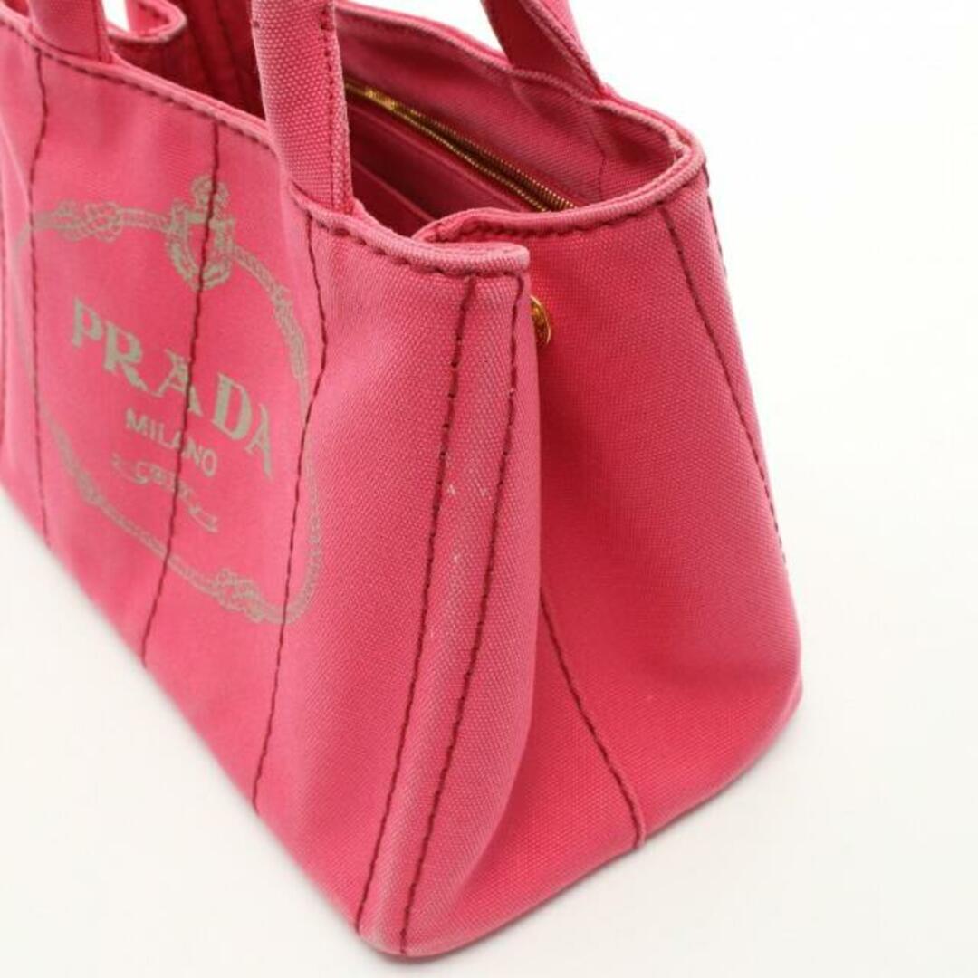 PRADA(プラダ)のCANAPA カナパ ハンドバッグ トートバッグ キャンバス ピンクパープル 2WAY レディースのバッグ(トートバッグ)の商品写真