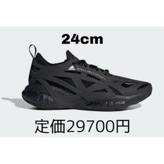 アディダス(adidas)のステラマッカートニー × アディダス ウィメンズ コア ブラック 24cm(スニーカー)