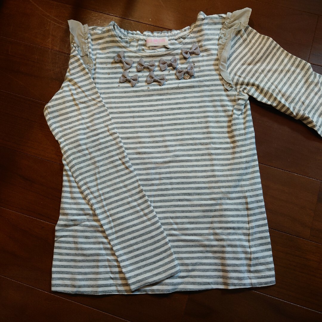 mezzo piano(メゾピアノ)のmezzo piano　カットソー 【140】 キッズ/ベビー/マタニティのキッズ服女の子用(90cm~)(Tシャツ/カットソー)の商品写真